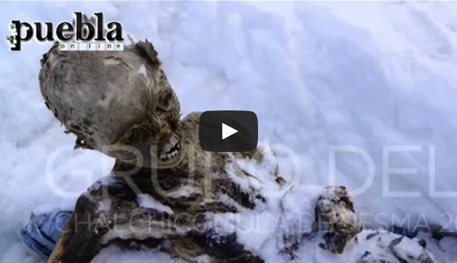 Ritrovate 2 mummie abbracciate tra ghiacci - (Video)