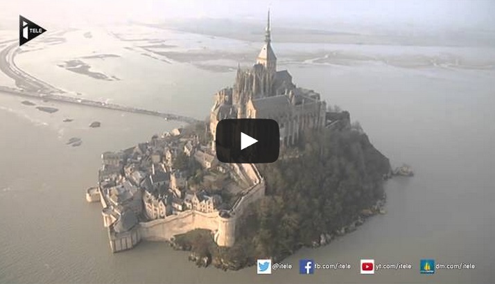 Mont Saint Michel: arriva la marea del secolo - (VIDEO)
