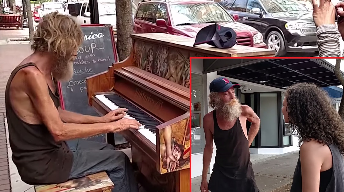 Senzatetto pianista diventa star del web e cambia per sempre la sua vita (VIDEO)