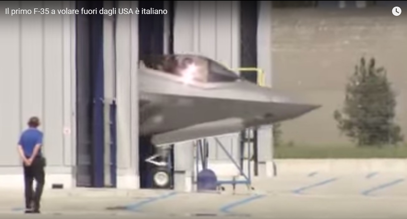 Il primo F-35 italiano in volo (VIDEO)