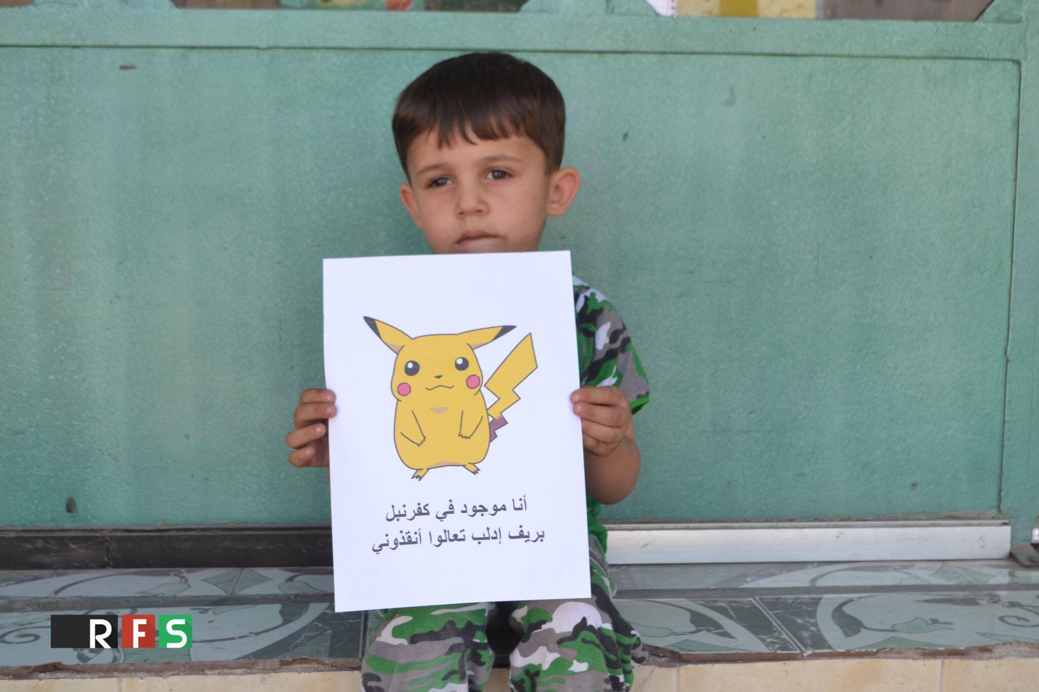 PokÃ©mon Go, appello dei bimbi siriani: xTrovateci e salvatecix