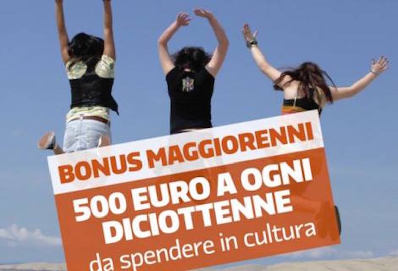 Arriva il Bonus cultura ai 18enni (500 euro): Ecco chi ha diritto a riceverlo