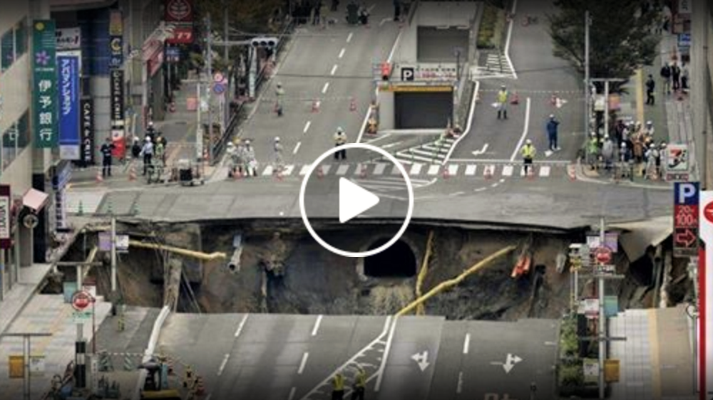 Giappone: Voragine riparata in 48 ore (Video time-lapse)