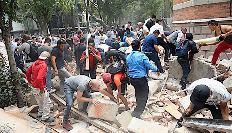 Terremoto in Messico. Crollata una scuola e morte oltre 248 persone