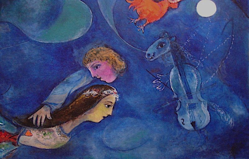 La storia di amore tra il pittore Marc Chagall e Bella